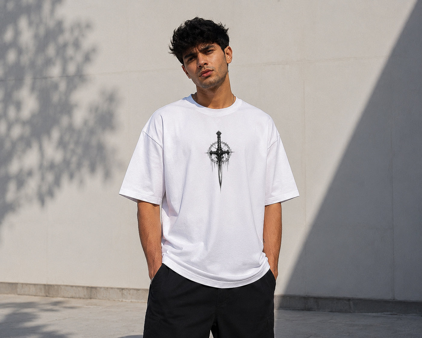 Mercy Oversized T-Shirt – White