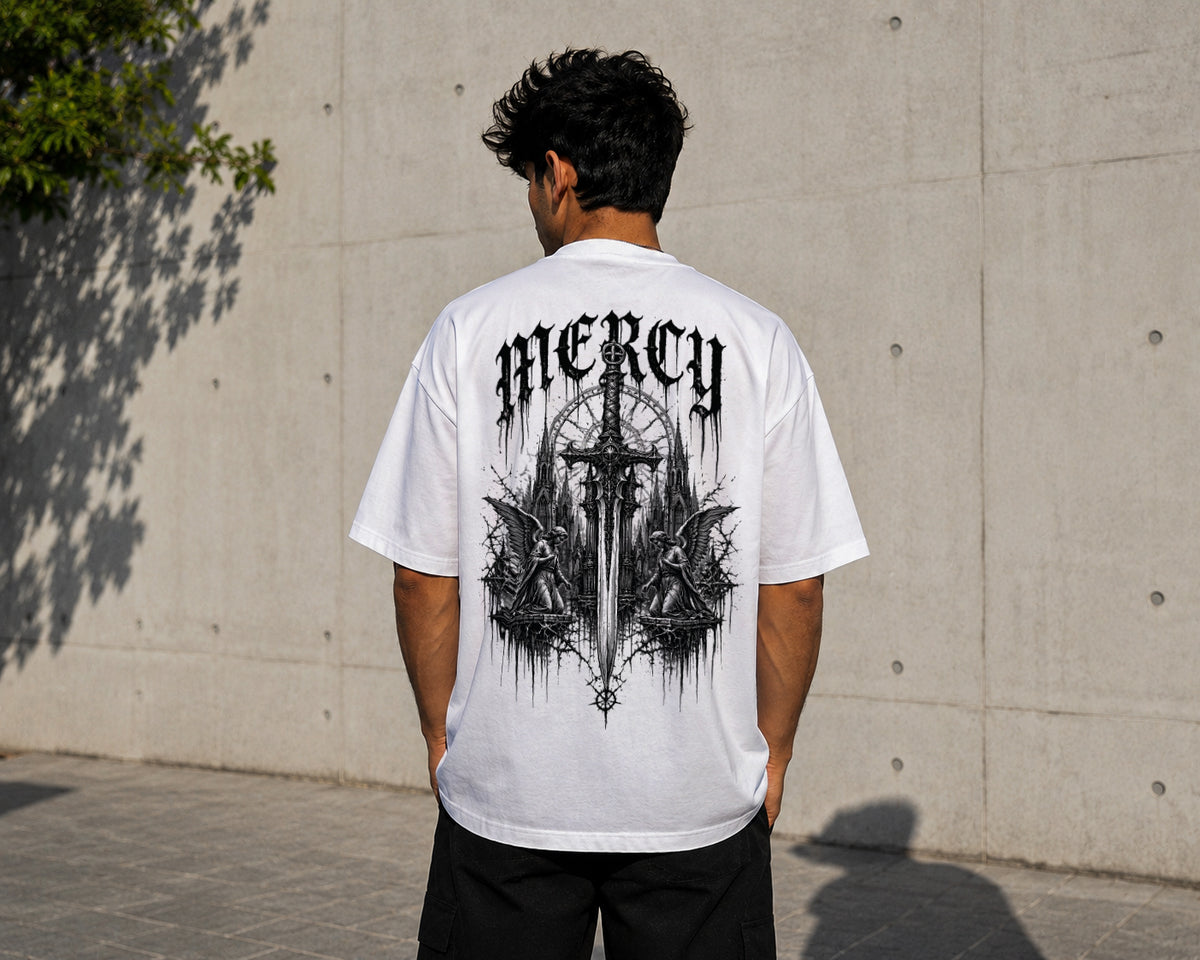 Mercy Oversized T-Shirt – White